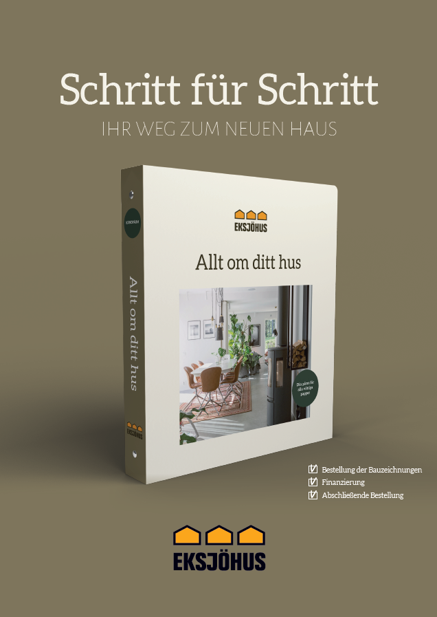 Erste Seite des Kataloges Schritt für Schritt zum Eigenen Haus - EKSJÖHUS